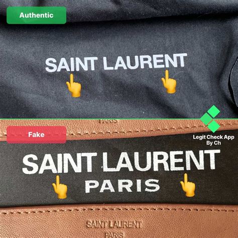 ysl shirt fake|authentic ysl dust bag.